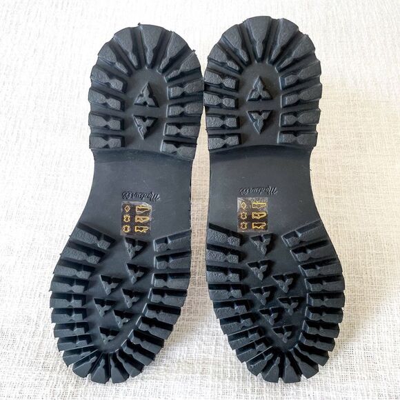 Madewell leather lace-up boots. - Picture 9 of 15